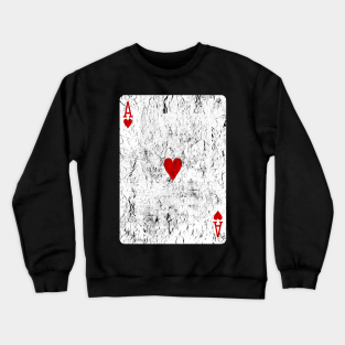 Ace Of Hearts Crewneck Sweatshirts for Sale | TeePublic